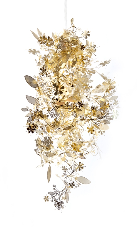 Delicate Lamp Reminding Of Exotic Vegetation