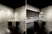 Disappearing Sleek And Polish Kitchen Design By Armani Casa