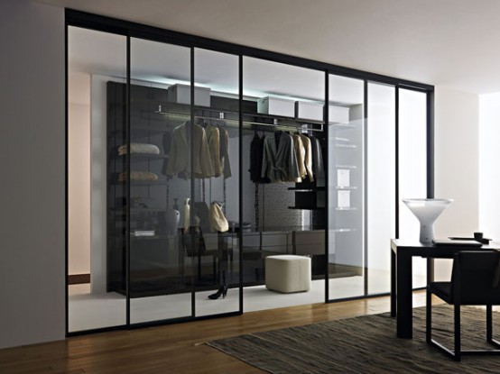 Doc Mobili Walk In Closet With Glass Doors