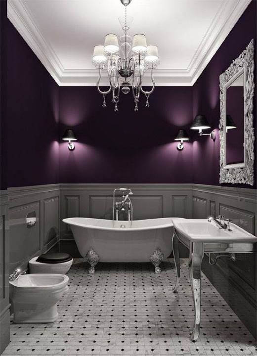 22 Dramatic Gothic Bathroom Designs Ideas - DigsDigs