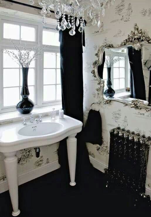 22 Dramatic Gothic Bathroom Designs Ideas - DigsDigs