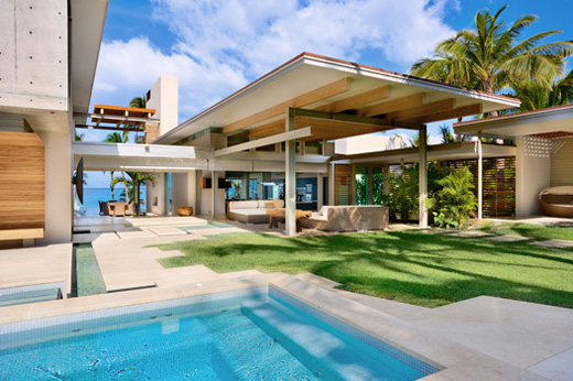 Dream Tropical  House  Design  in Maui by Pete Bossley 