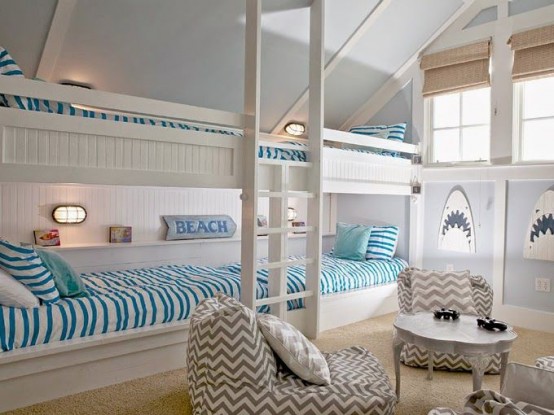 Dreamy Beach And Sea Inspired Kids Room Designs