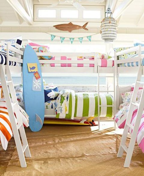 Dreamy Beach And Sea Inspired Kids Room Designs