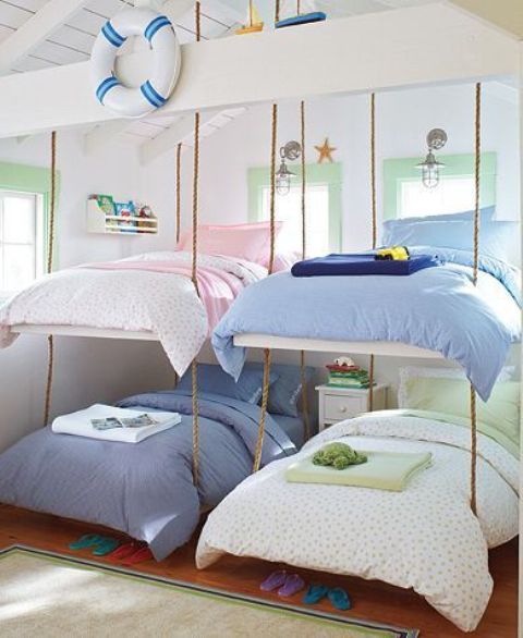 Dreamy Beach And Sea Inspired Kids Room Designs