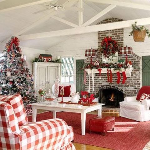 55 Dreamy Christmas  Living  Room  D cor Ideas  DigsDigs