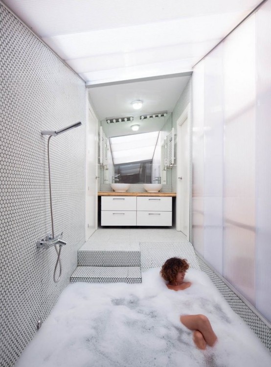 34 Dreamy Sunken Bathtub Designs To Relax In DigsDigs