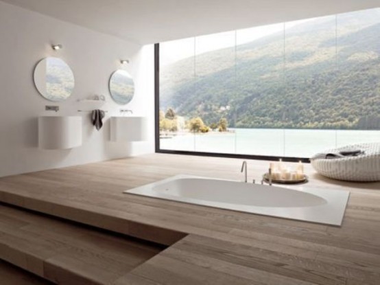 48 Dreamy Sunken Bathtubs To Relax In - DigsDigs