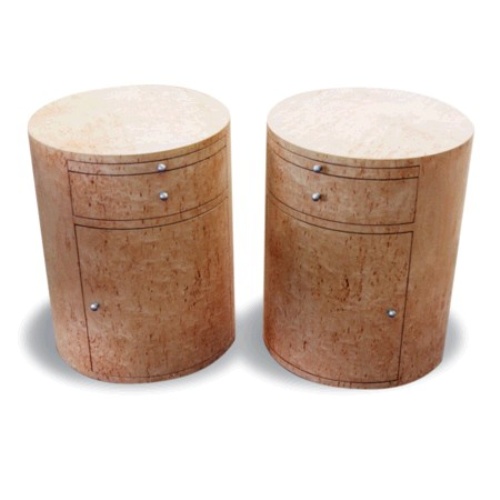 Drum Inspired Bedside Tables