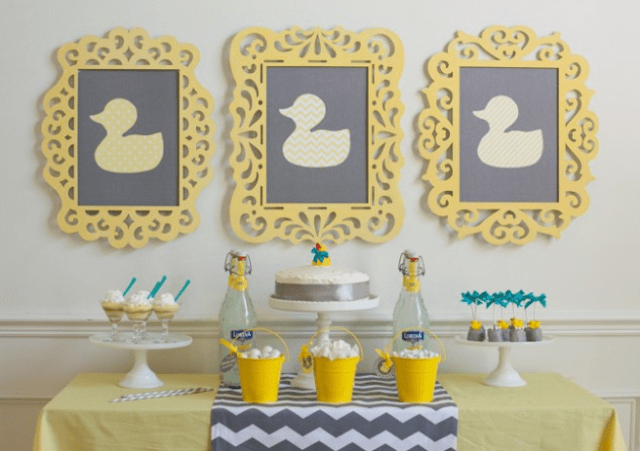 duck gender neutral baby shower