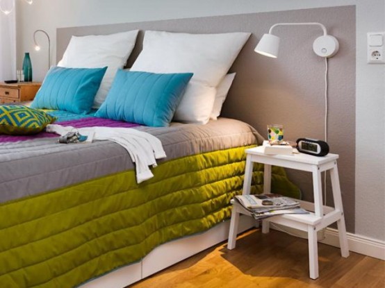 Dynamic And Colorful Ikea Bedroom Renovation