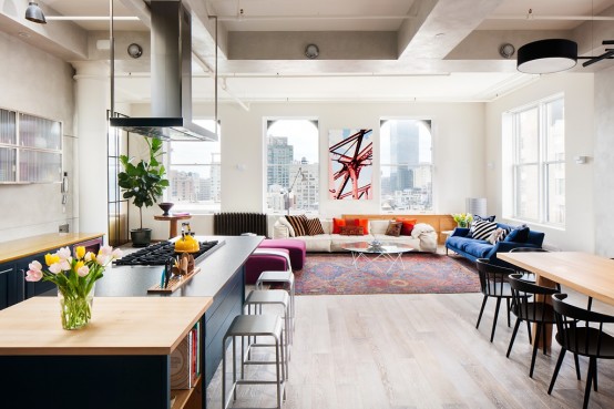 Dynamic Broadway Loft With An Architectural Vibe