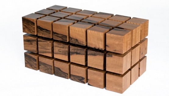 Dynamic Float Table Inspired By The Rubiks Cube