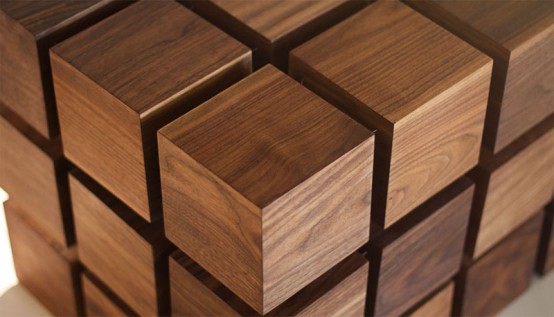 Dynamic Float Table Inspired By The Rubiks Cube