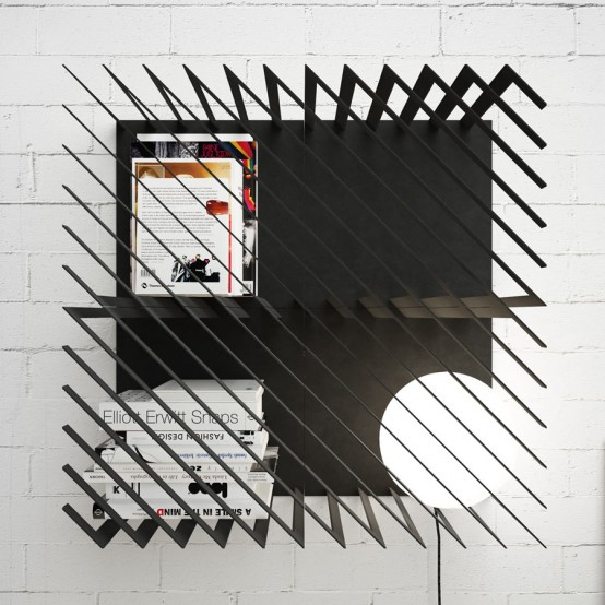 Dynamic Graphic And Modular Hash Bookshelf