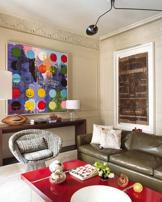 Dynamic Spanish Home With Bursts Of Colors And Patterns