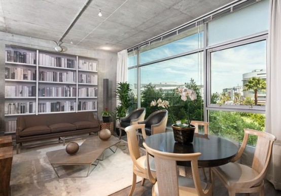 Eclectic Dwell Loft In Chocolate Beige And Grey