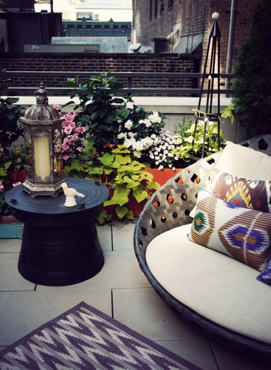 Eclectic Rooftop Oasis For Having A Good Time