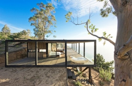 Eco Friendly Coastal House Invisible From A Distance