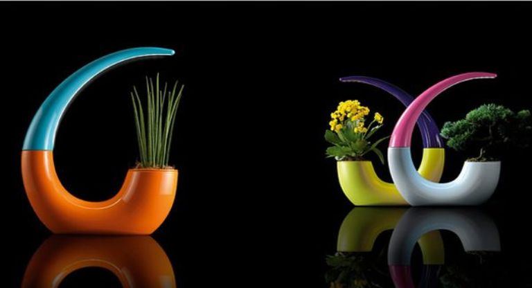 Eco Friendly Planter And Lamp In One