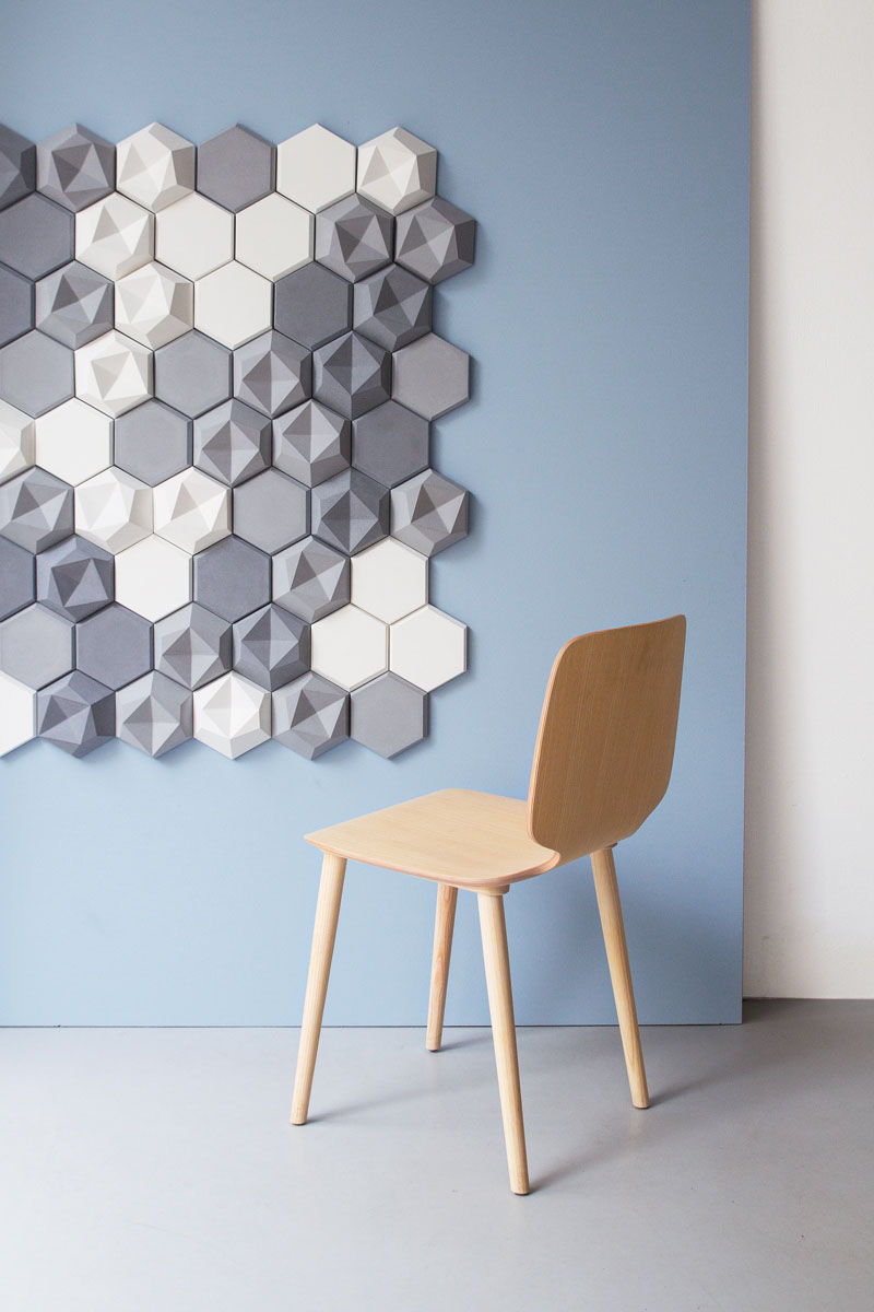 Edgy Hexagonal Concrete Tiles For Eye Catching Decor
