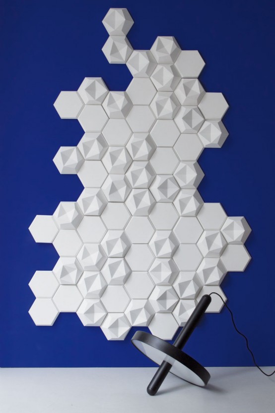 Edgy Hexagonal Concrete Tiles For Eye Catching Decor