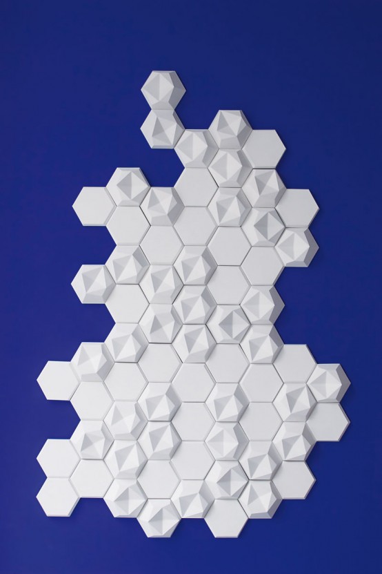 Edgy Hexagonal Concrete Tiles For Eye Catching Decor