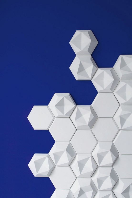 Edgy Hexagonal Concrete Tiles For Eye Catching Decor