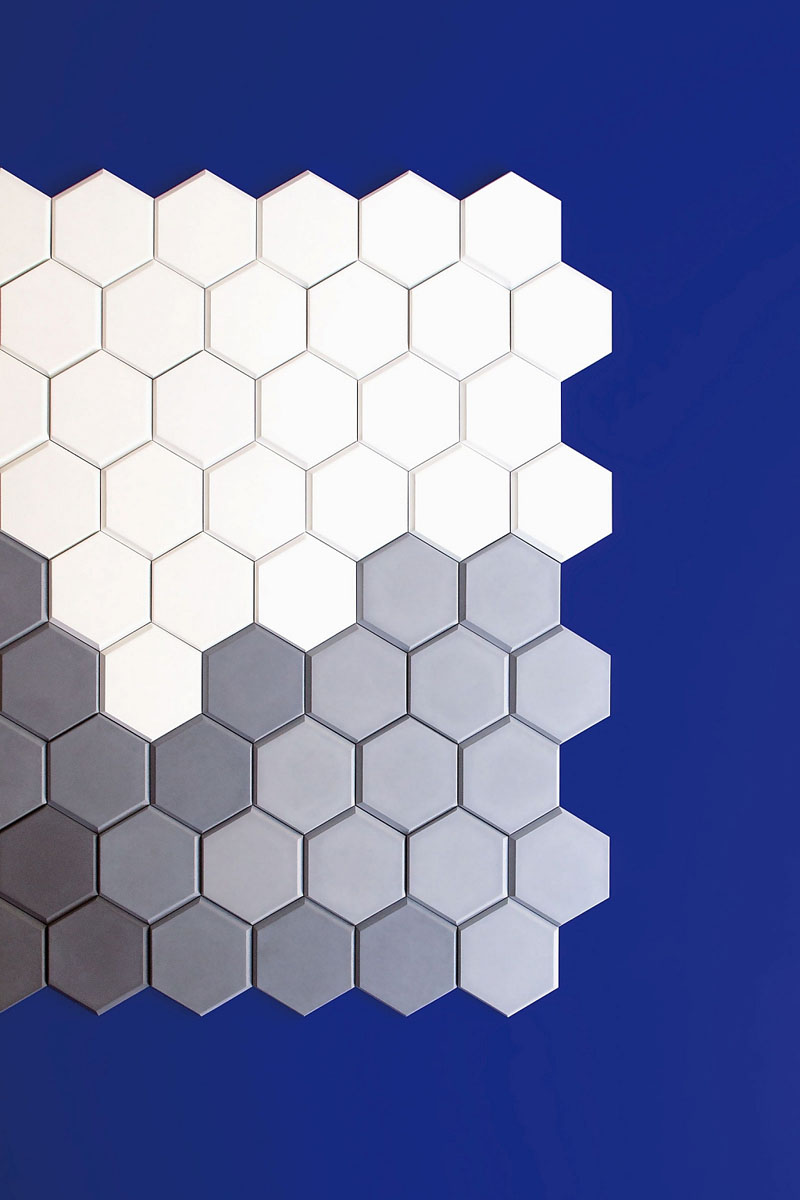 Edgy Hexagonal Concrete Tiles For Eye Catching Decor