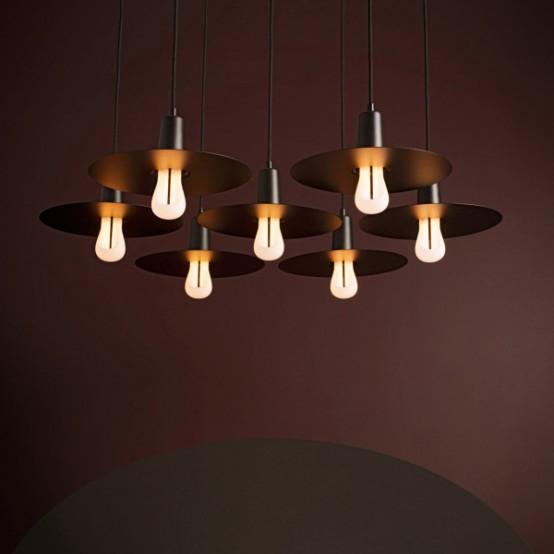 Elegant And Simple Drop Hat Shade For Plumen Bulbs