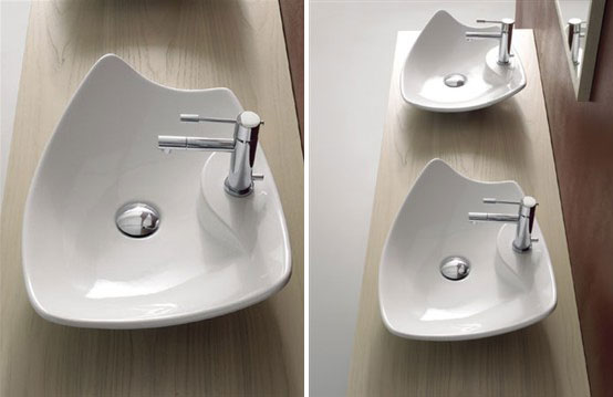 Elegant Colored Wash Basins Kong Scarabeo