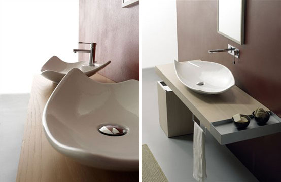 Elegant Colored Wash Basins Kong Scarabeo