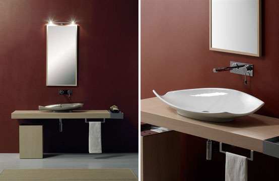 Elegant Colored Wash Basins Kong Scarabeo