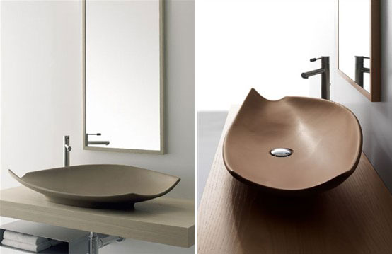 Elegant Colored Wash Basins Kong Scarabeo