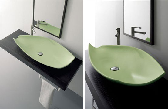 Elegant Colored Wash Basins Kong Scarabeo