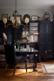 Elegant Dark Interior In The 20s Style