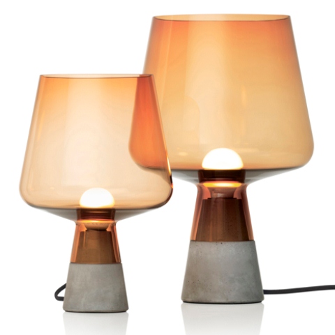 Elegant Leimu Lamps Combining Glass And Concrete