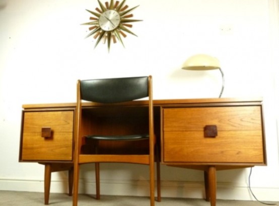 Elegant Mid Century Desk To Get Inspired