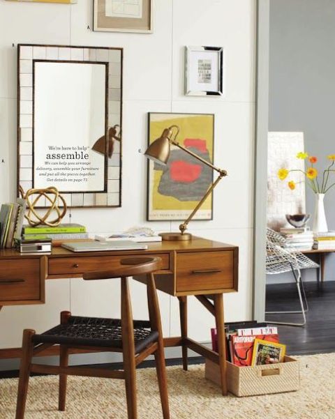 Elegant Mid Century Desk To Get Inspired