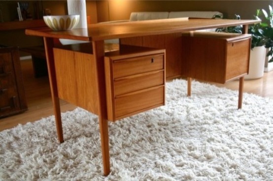 Elegant Mid Century Desk To Get Inspired