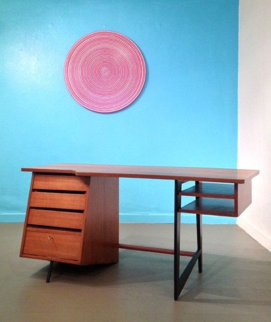 Elegant Mid Century Desk To Get Inspired