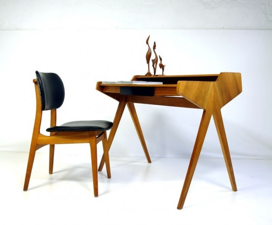 Elegant Mid Century Desk To Get Inspired