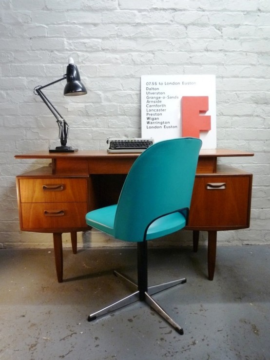 Elegant Mid Century Desk To Get Inspired