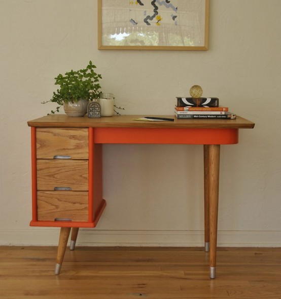 Elegant Mid Century Desk To Get Inspired