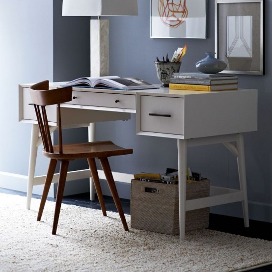 Elegant Mid Century Desk To Get Inspired