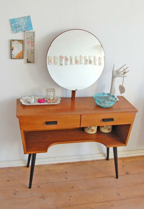 30 Elegant Mid Century Dressing Tables And Vanities Digsdigs Elegant Mid Century Dressing Tables