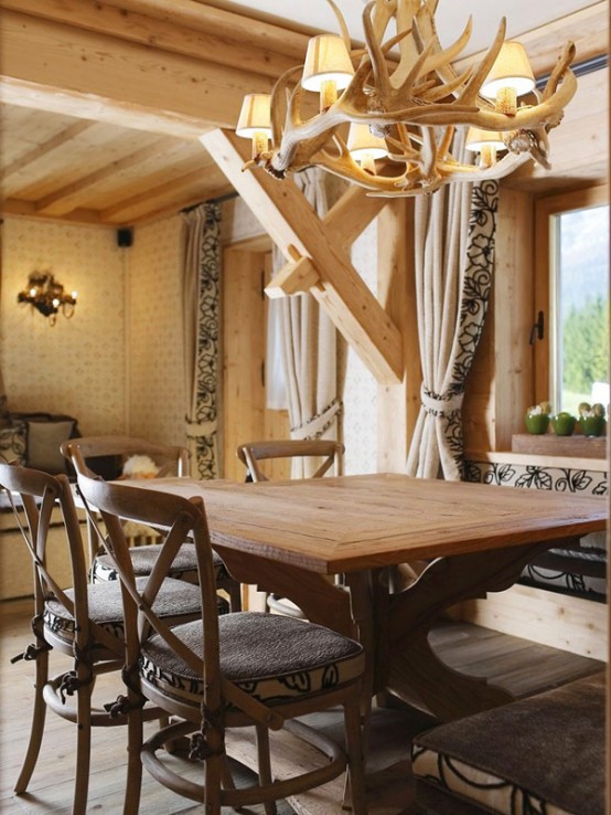 Elegant Rustic Apartment In Natural Wood
