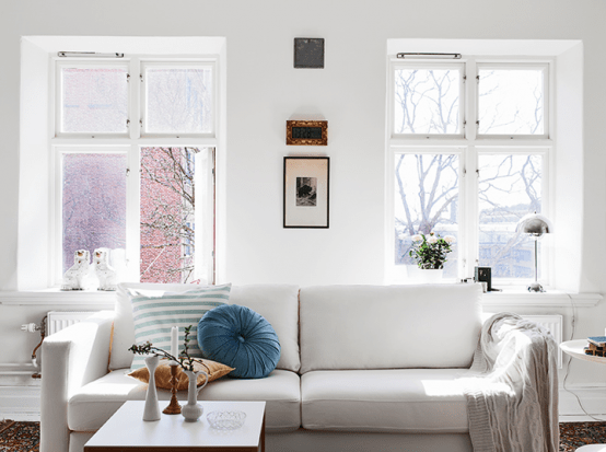 Elegant Scandinavian Apartment With Shabby Chic Touches