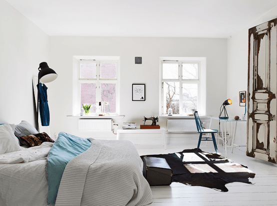 Elegant Scandinavian Apartment With Shabby Chic Touches
