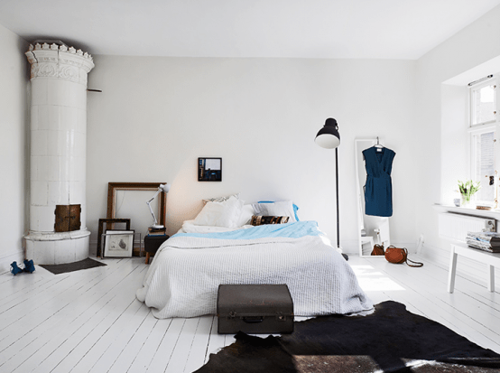 Elegant Scandinavian Apartment With Shabby Chic Touches